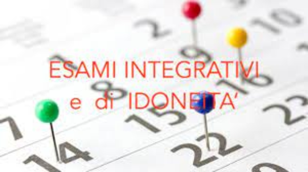 ESAMI INTEGRATIVI /IDONEITA'